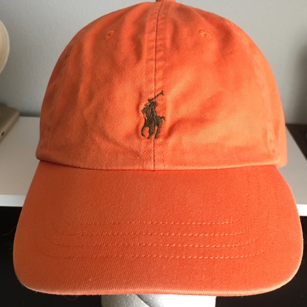 Polo Ralph Lauren Hat Leather Strap Pony Logo Baseball Cap 104